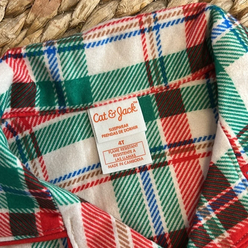 Cat & Jack Pajama Set Christmas PJ’s